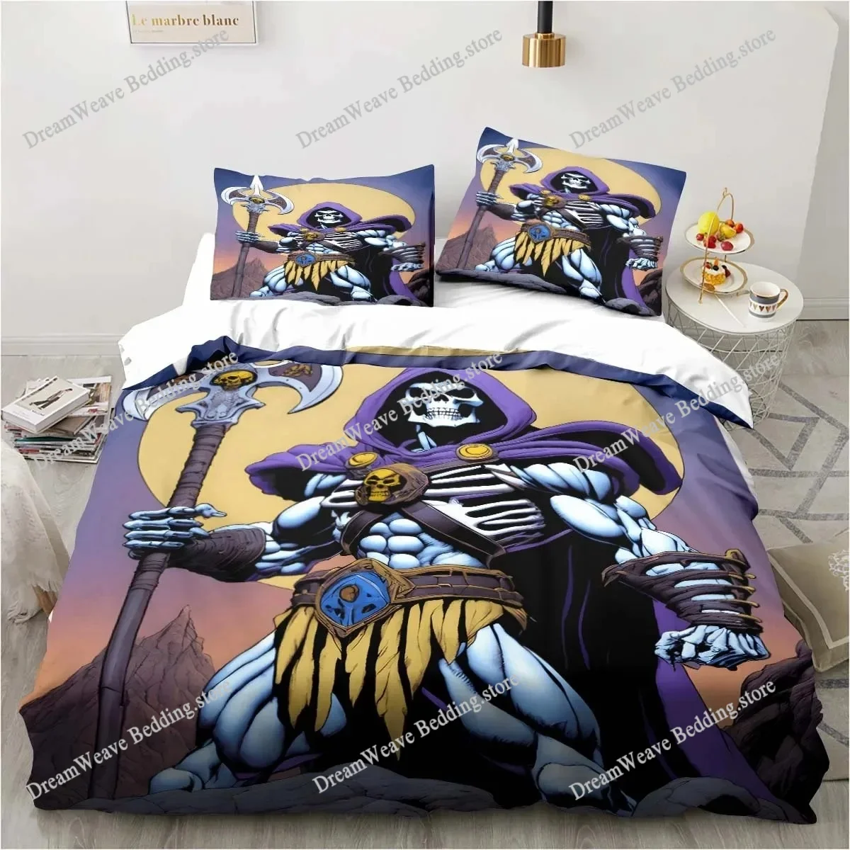 

He Man and The Masters of The Universe Duvet Cover Bedding Set Double Twin Full Queen King Adult Kid Bedclothes Quilt Cover