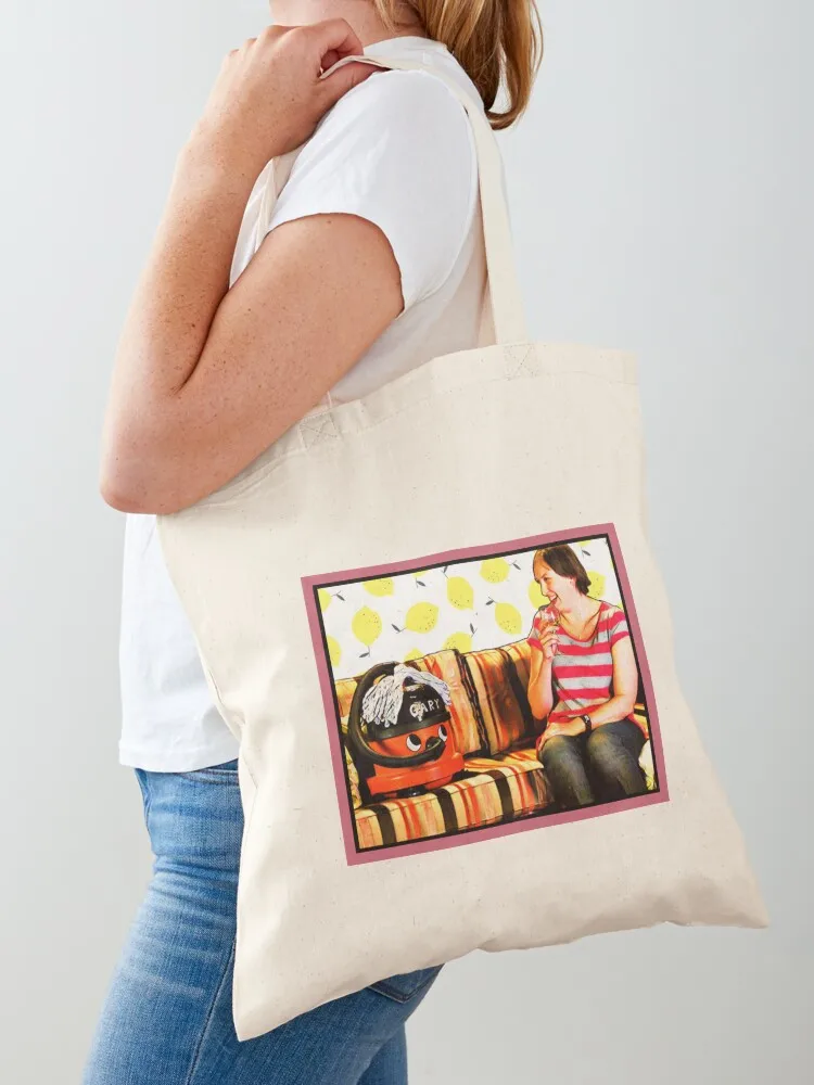 Miranda and Vacuum Gary Tote Bag shopping cart bags personalized tote bag Big bag women Canvas Tote