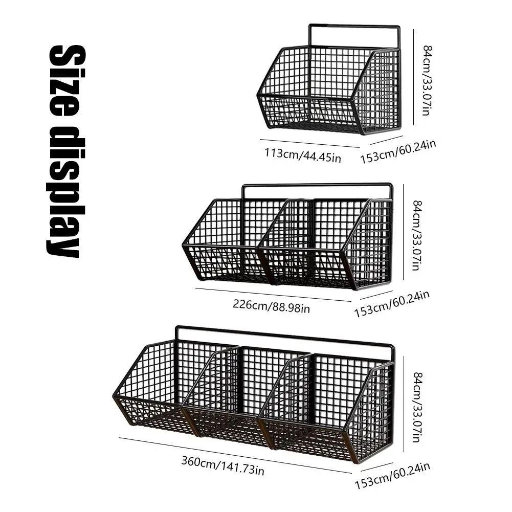 1PC Kitchen Shelf Condiments Spice Punch-Free Drain Basket Kitchen Wall Mounted Onion Ginger Garlic Seasoning Storages Racks