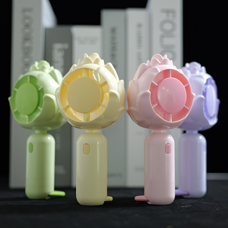 YM88205-Portable Handheld Fan with Soft Blades - Touchable, Comfortable and Easy to Carry