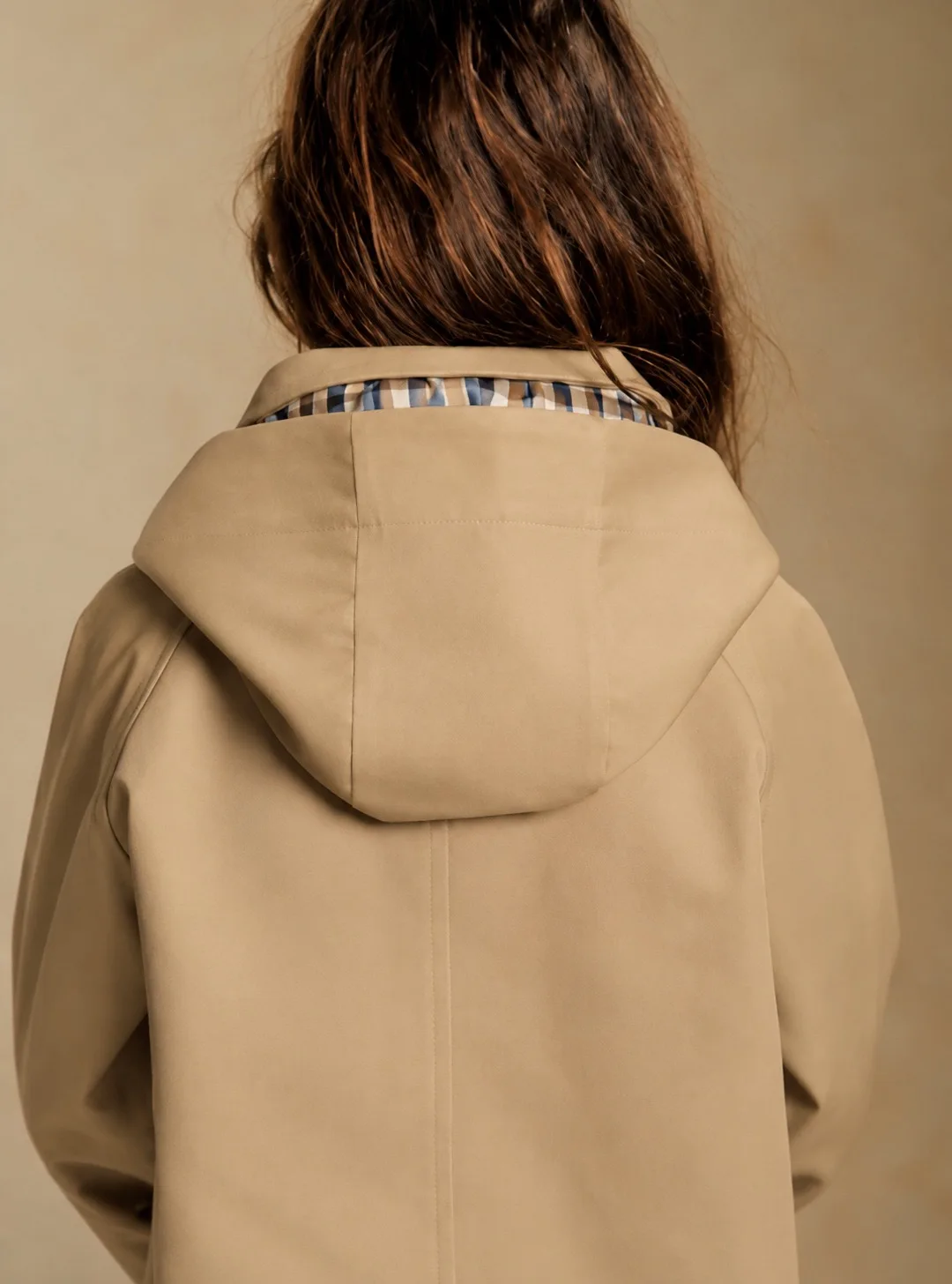 2026 New Girls Thickened Cotton Windbreaker Coat Solid Color Hooded Lapel Windproof Waterproof Fashion Fall/Winter Outerwear