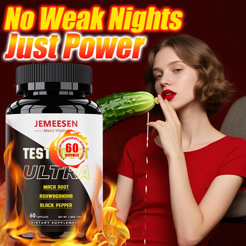 

JEMEESEN-Men's Herbal Supplement-with Maca Root, Ashwagandha and BioPerine-Support Men Healthy,Acting Performance