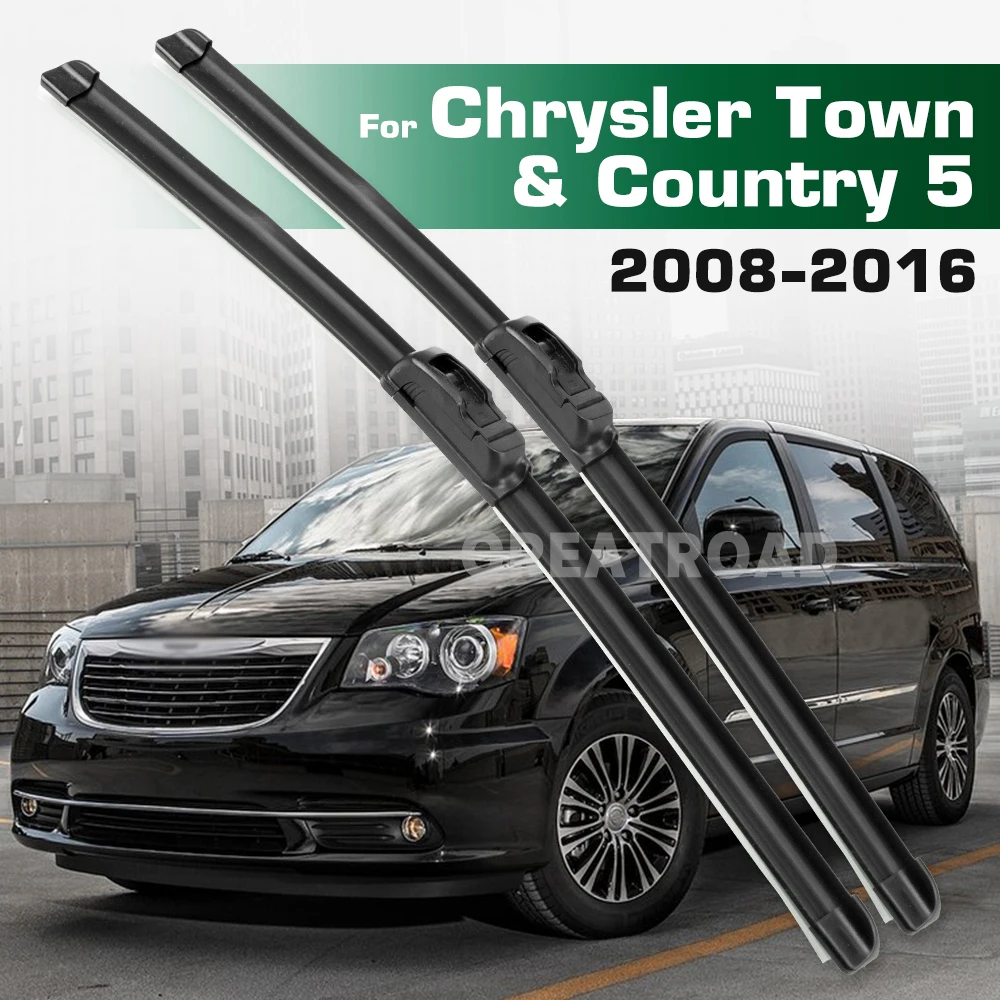 

For Chrysler Town & Country 5 2008-2016 2009 2010 2011 2012 Wiper Front Wiper Blades Windshield Windscreen Window Brush 26"+20"