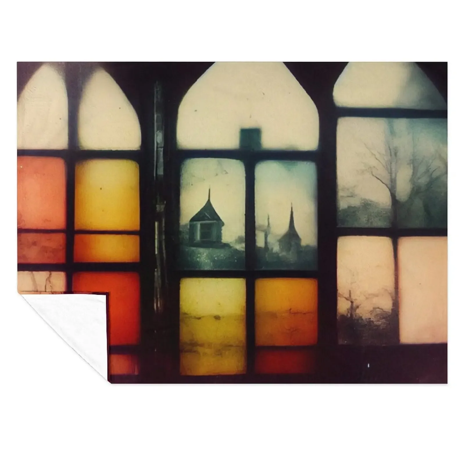 

Memories in Stained Glass Throw Blanket Luxury Throw Hairy Giant Sofa Designers Blankets