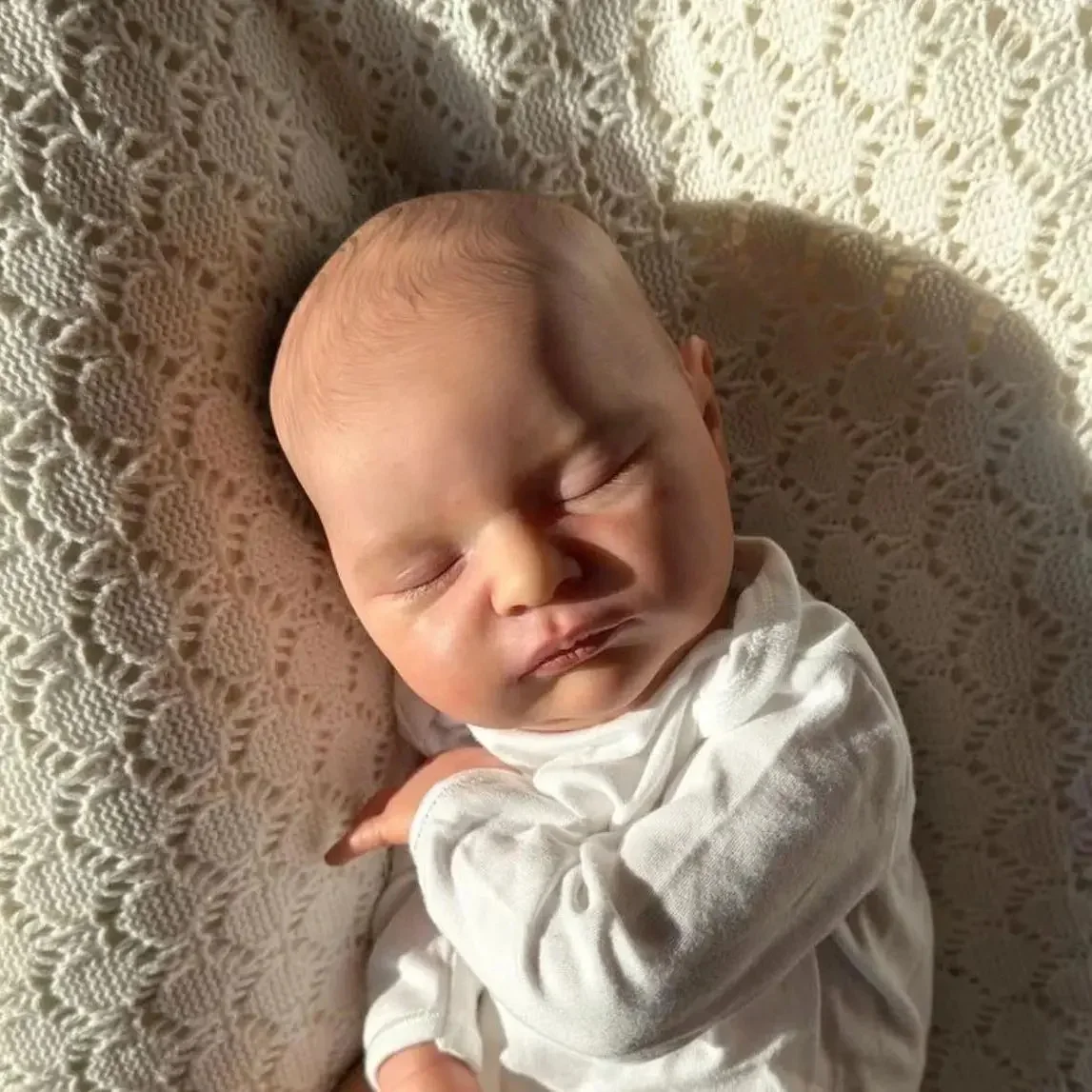 Muñeca Reborn de 21 pulgadas y 52cm, ya pintada, Laura hecha a mano, bebé recién nacido, juguete para niños, figura de regalo, muñecas para niñas