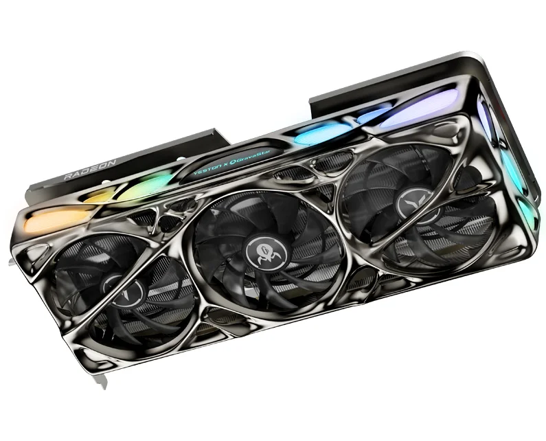 Yeston Radeon RX 9070 XT 16G GDDR6 Mercury Nova OC Graphics Card Gaming Video Card 9070xt Anime Characters Gaming Desktop GPU