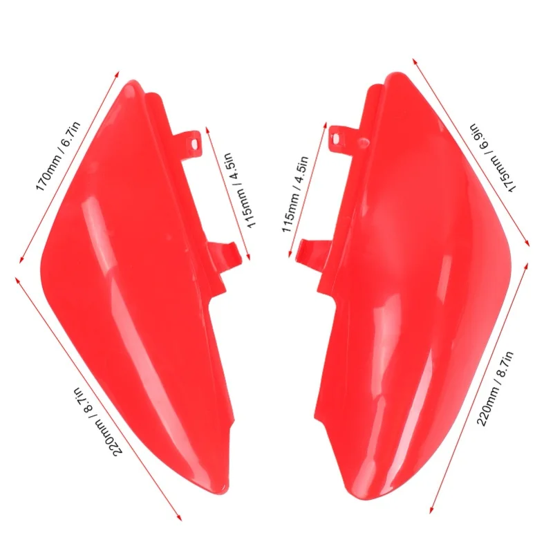 البلاستيك الطين درابزين دراجة نارية مقعد مجموعة ملحق صالح لهوندا CRF50 4-السكتة الدماغية دراجة الطرق غير الممهدة #3