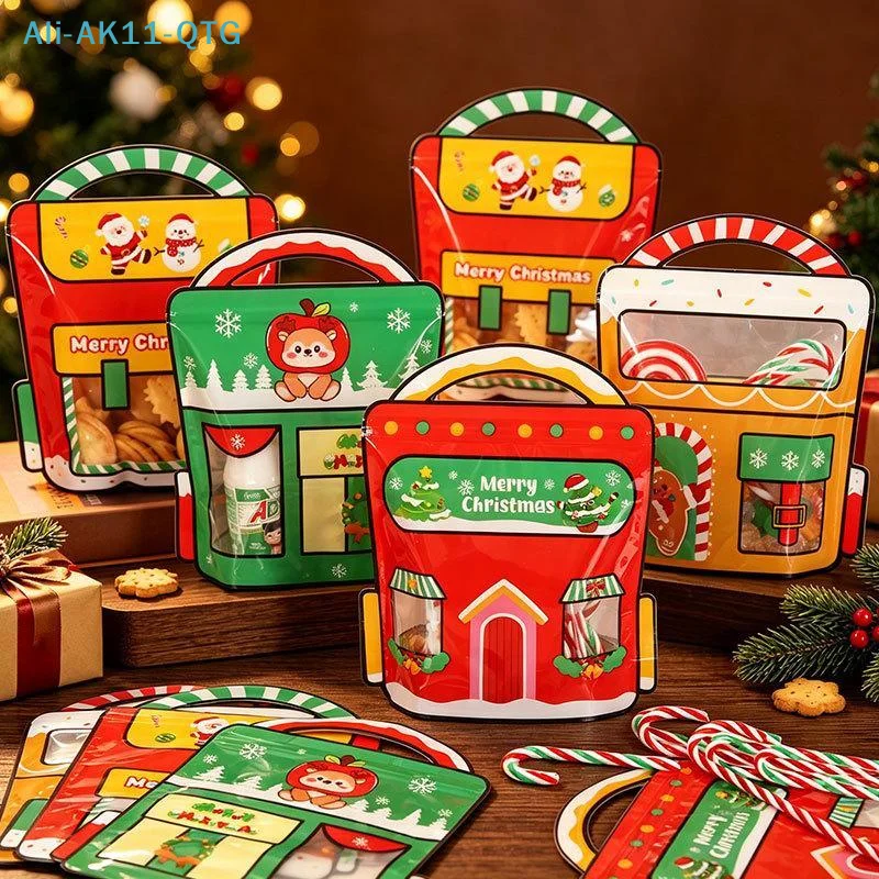 NEW 4 PCS Candy Bags, Backpack-Style Gift Bags, Candy Cookie Snack Resealable Bags, Souvenir Tote Bags