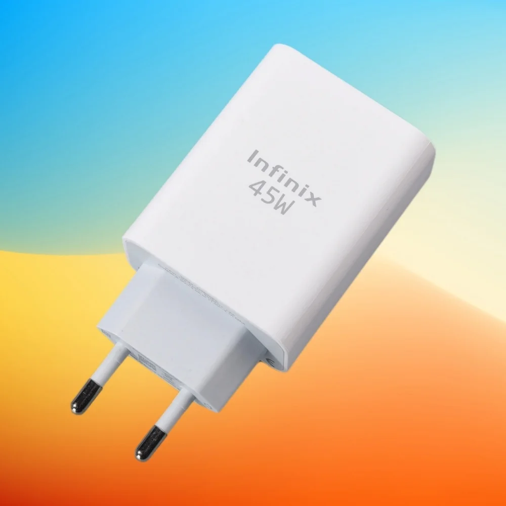 New Infinix Note 60 50 45W USB Charger EU Fast Charging Power Adapter 6A USB C Cable For Infinix Hot 50 40 30 50i Zero/GT 30 Pro