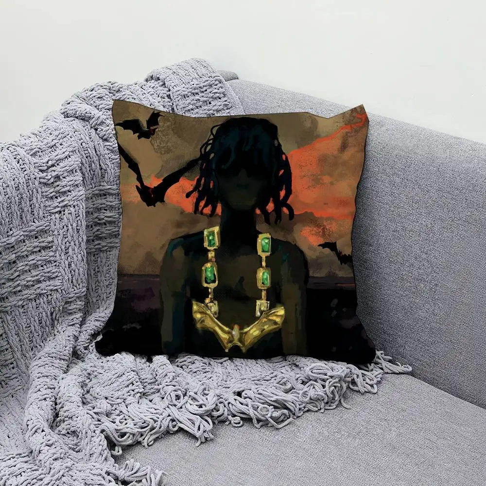Rapper R-Rema HEIS 30x30cm 45x45cm Pillow Case Decor Protective Covers Comfortable Soft For Sofa Living Room Home Office