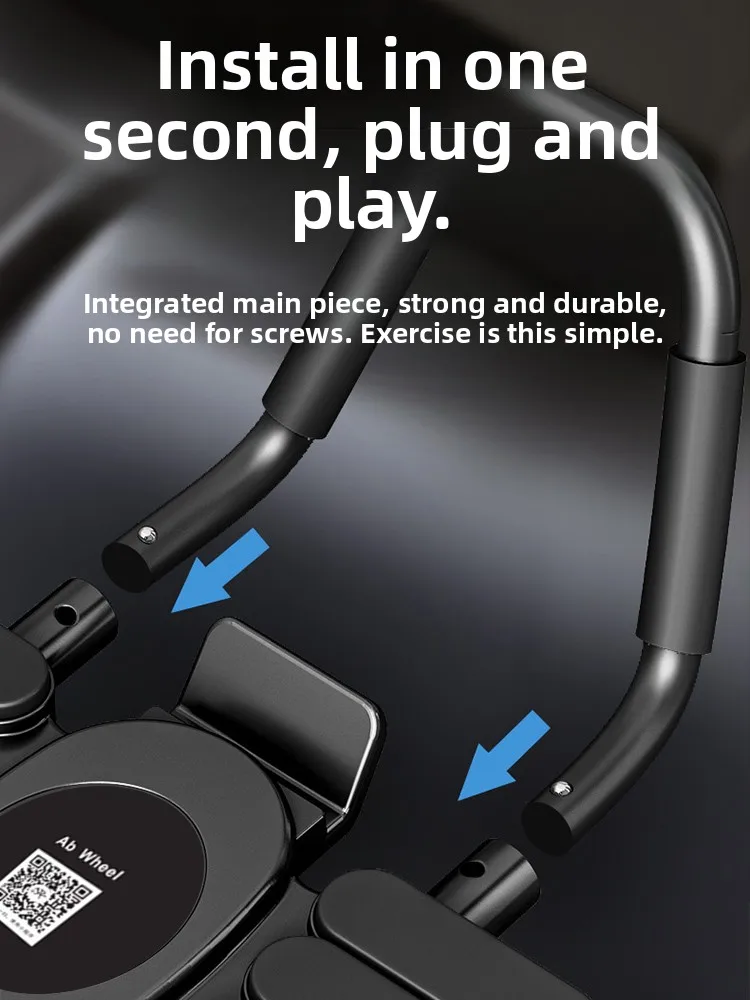 Rueda Abdominal de Seis Ruedas y Ocho Rodillas Mejorada, Equipo de Ejercicio para Hombres y Mujeres, Entrenento de Músculo...