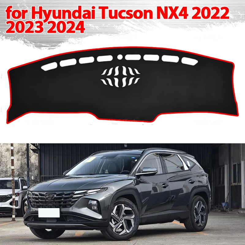 

Для Hyundai Tucson NX4 2022 2023 2024, коврик для приборной панели, солнцезащитный козырек, анти-УФ-коврики, автомобильные аксессуары, чехол для приборной панели автомобиля