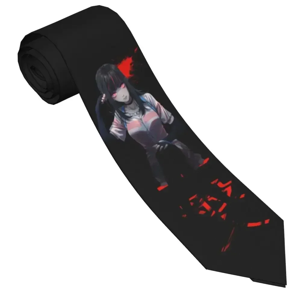 

Akudama Drive Anime Unisex Necktie 8 cm Narrow Ordinary Person Swindler Neck Tie for Men Accessories Cosplay Props