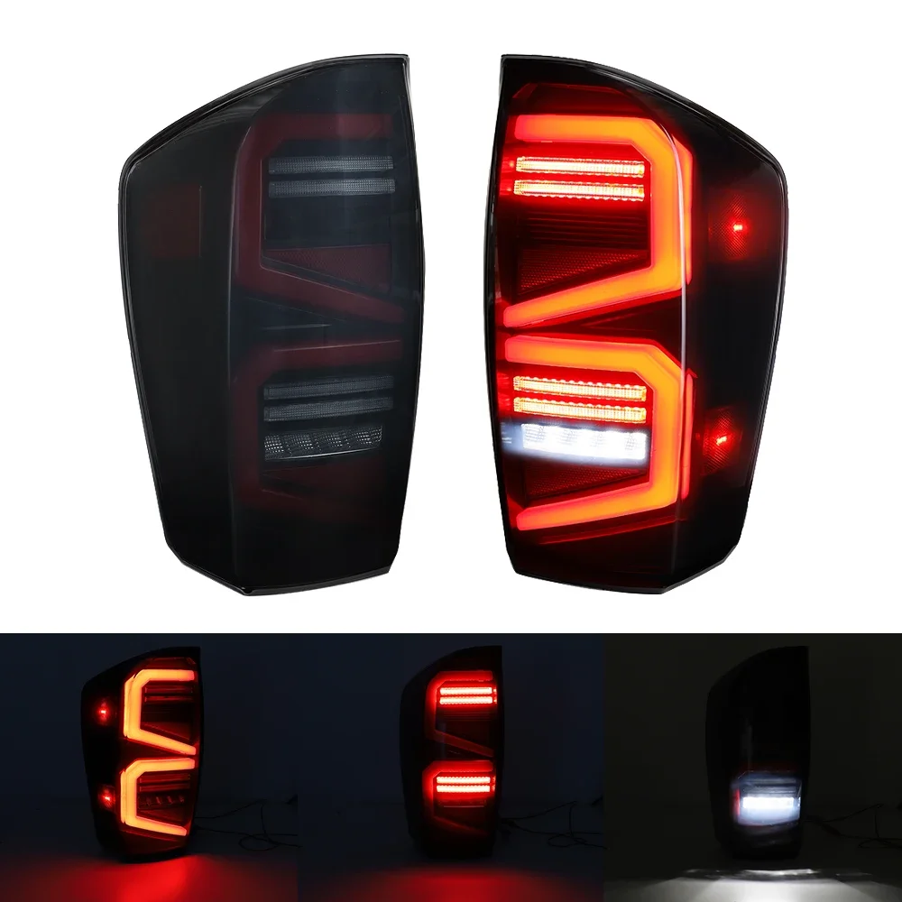 2016 2017 2018 2019 2020 2021 Truck Led Tail Brake Light Rear Lamp Assembly for Toyota Tacoma 12V ABS Gua Car Rear 12 Months /