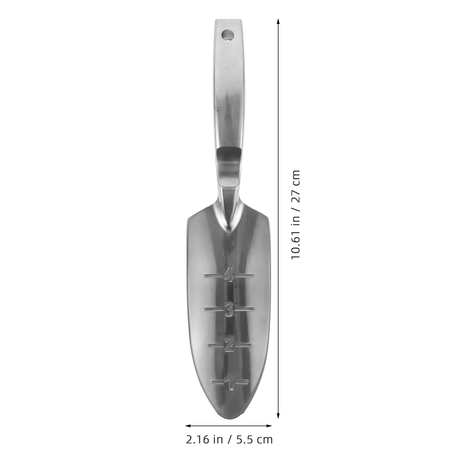 Paleta de pala de plantación manual de jardín de aleación de aluminio de jardinería pequeña para jardín