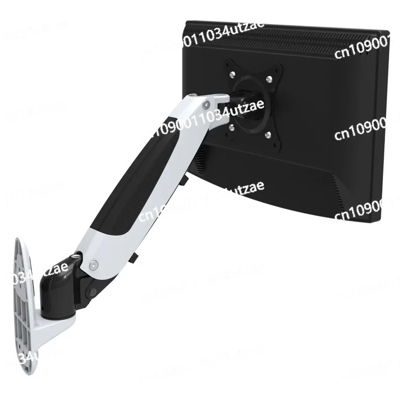 27-inch Wall-mounted Computer Monitor Bracket Universal Air Pressure Hover Lift Telescopic Rotation GM111W