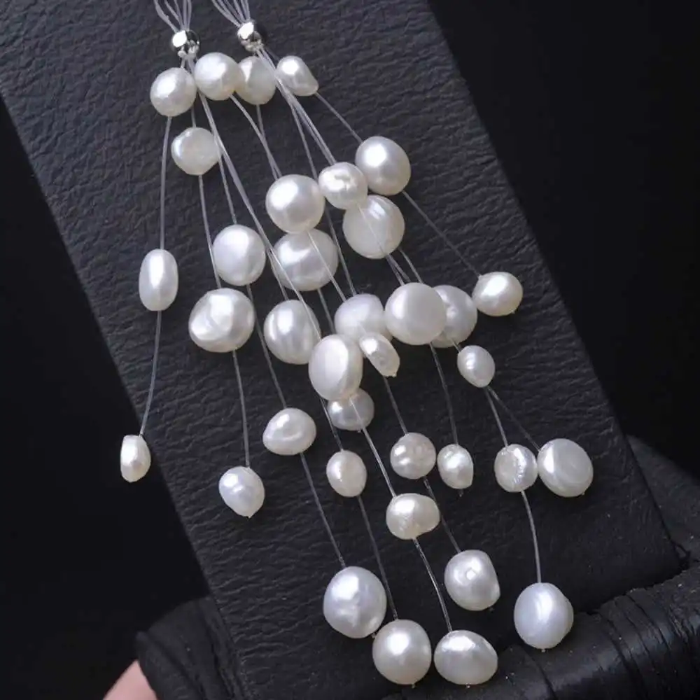 Natural Freshwater Pearl Earrings Grapes Cluster eardrop Party New VALENTINE'S DAY Women