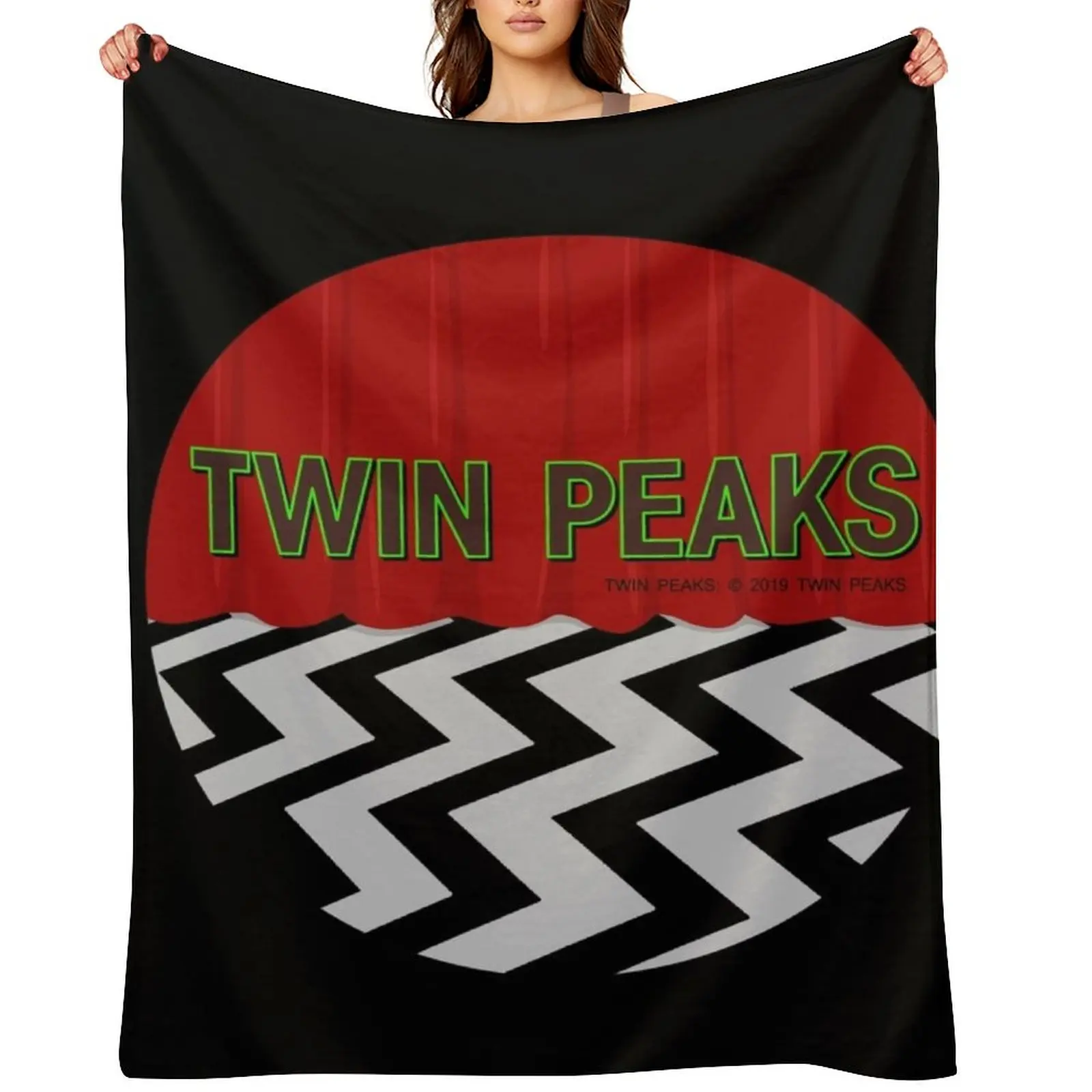 Twin Peaks Throw Blanket Soft Loose Luxury Designer for sofa Blankets