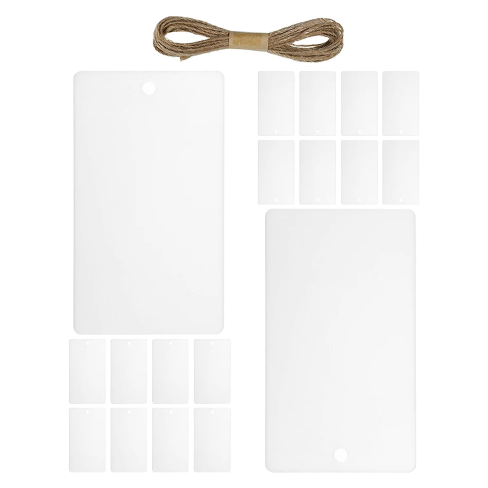 

32pcs Label Storage Box Writable Blank Hang Tags For Pantry Baskets Clothing Organizer Reusable Basket Labels Inventory Garment