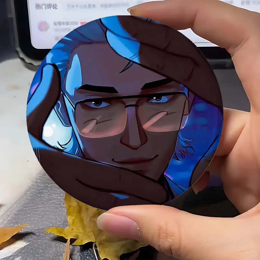 ليكون بطل X مانغا شارات الطرفية التلبيب دبابيس صفيح بروش مستدير لحقيبة الكتف اكسسوارات هدايا تذكارية