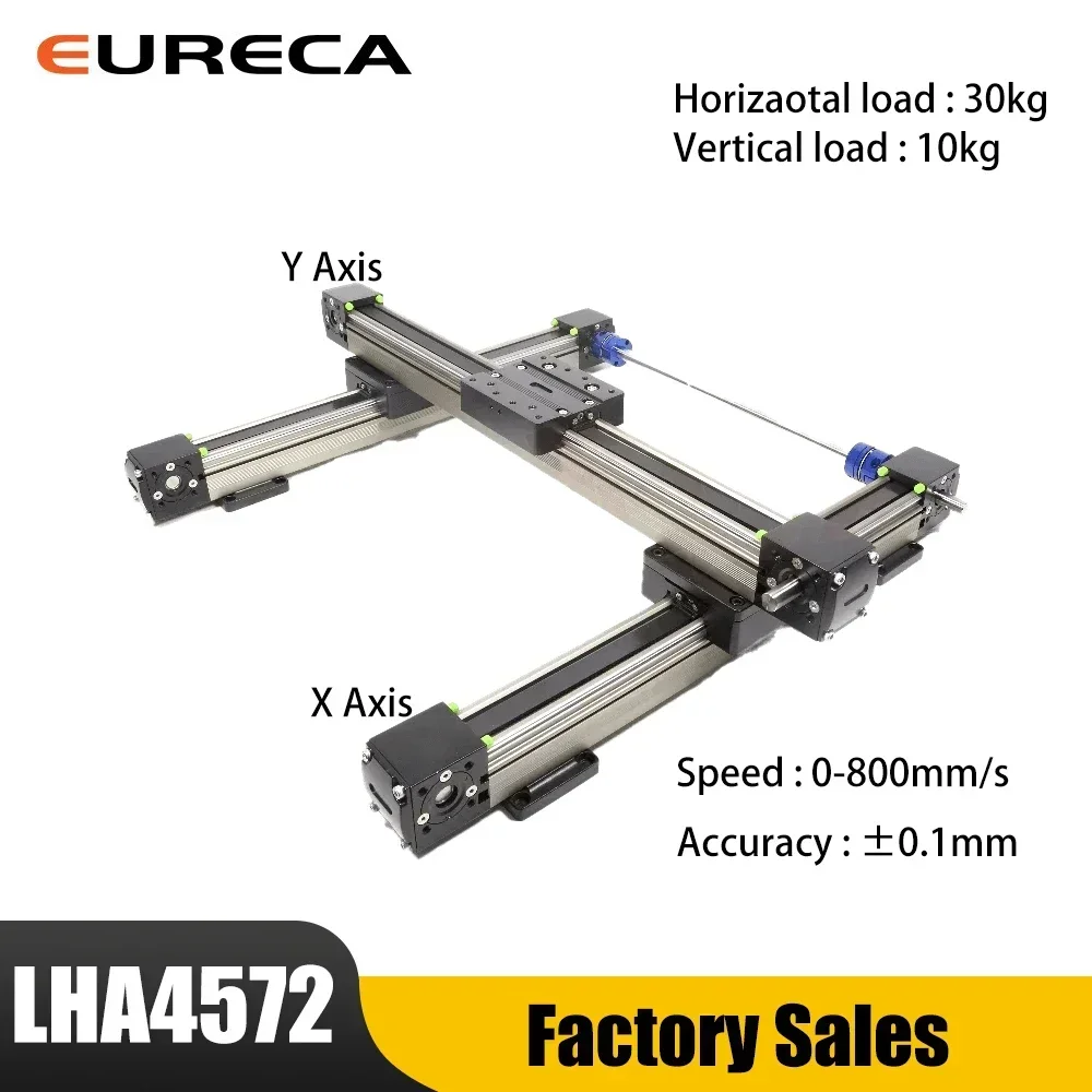 

LHA4572 Synchronous Belt Slide Module XY Two-axis Gantry High Speed Precision Linear Shaft Actuator Guide Rail Workbench