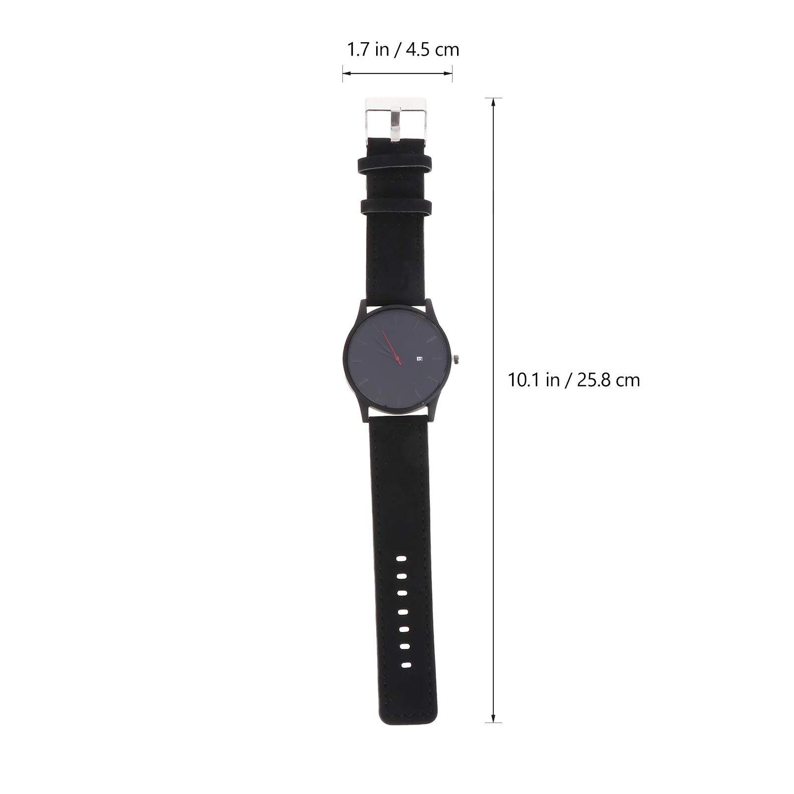 

Casual Quartz Watch with Calendar Function Skin Friendly Comfortable Strap Unisex Wristwatch for Party Holiday Festival Gift