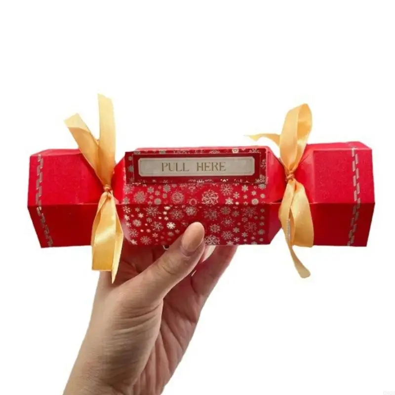 090b Túi tiền Giáng sinh đa chức năng Túi hình chữ nhật kéo ra túi tiền phụ kiện cho quà tặng đặc biệt