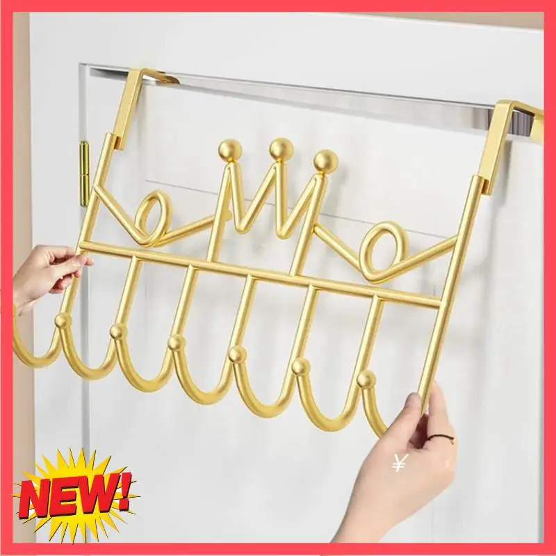 

B17C 2Pcs Over The Door Hooks For Hanging, Towel, Purse, Backpack, Hat, Modern Organizer For Living Room, Bathroom, Bedroom