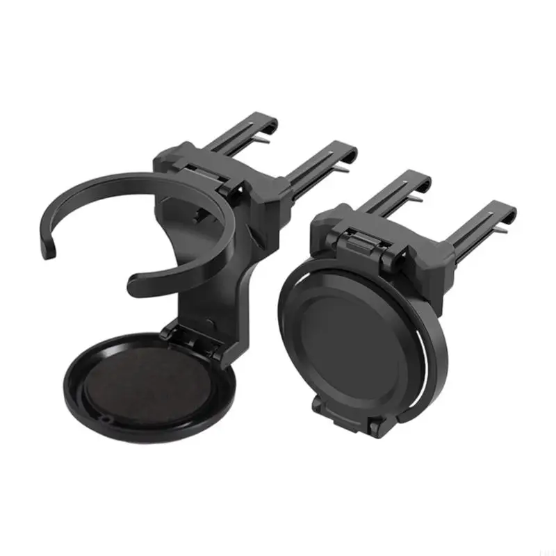 F1CF New Collapsible Vehicle Cup Holder Ashtray Combination Space Efficient Design ABS Universal Fit