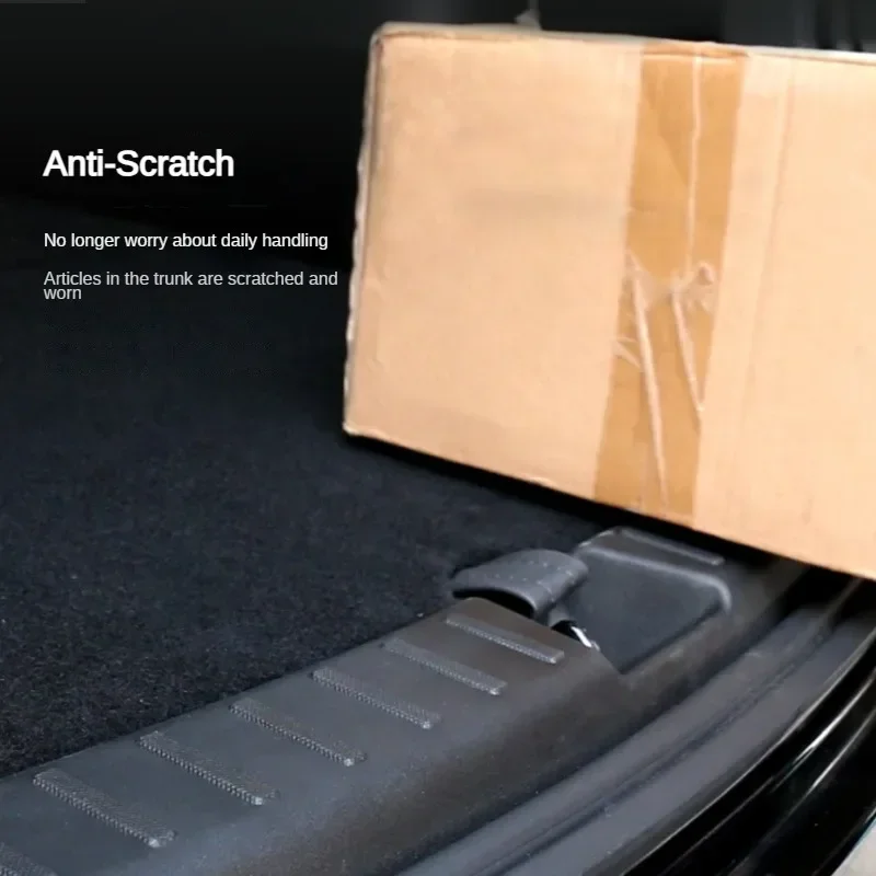 Per Tesla Model 3 Highland 2024 paraurti con striscia protettiva per bagagliaio posteriore TPE Cargo Guard soglia davanzale accessori per coperchio