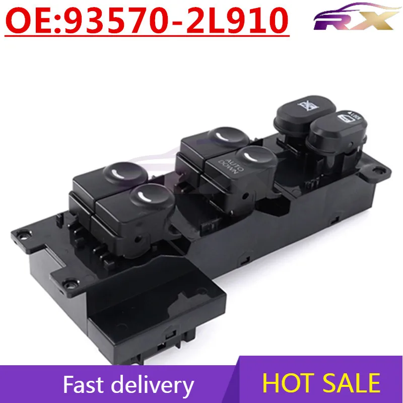 

OEM:93570-2L910 Power Window Master Control Switch For 2007-2012 Hyundai I30