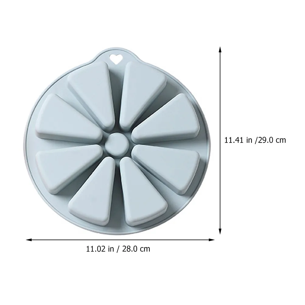 1Pcs Sky-Blue Silicone Scone Mold High-Quality Baking Mold Easy Demoulding Smooth Surface DIY Baking Supply for Cake Chocolate