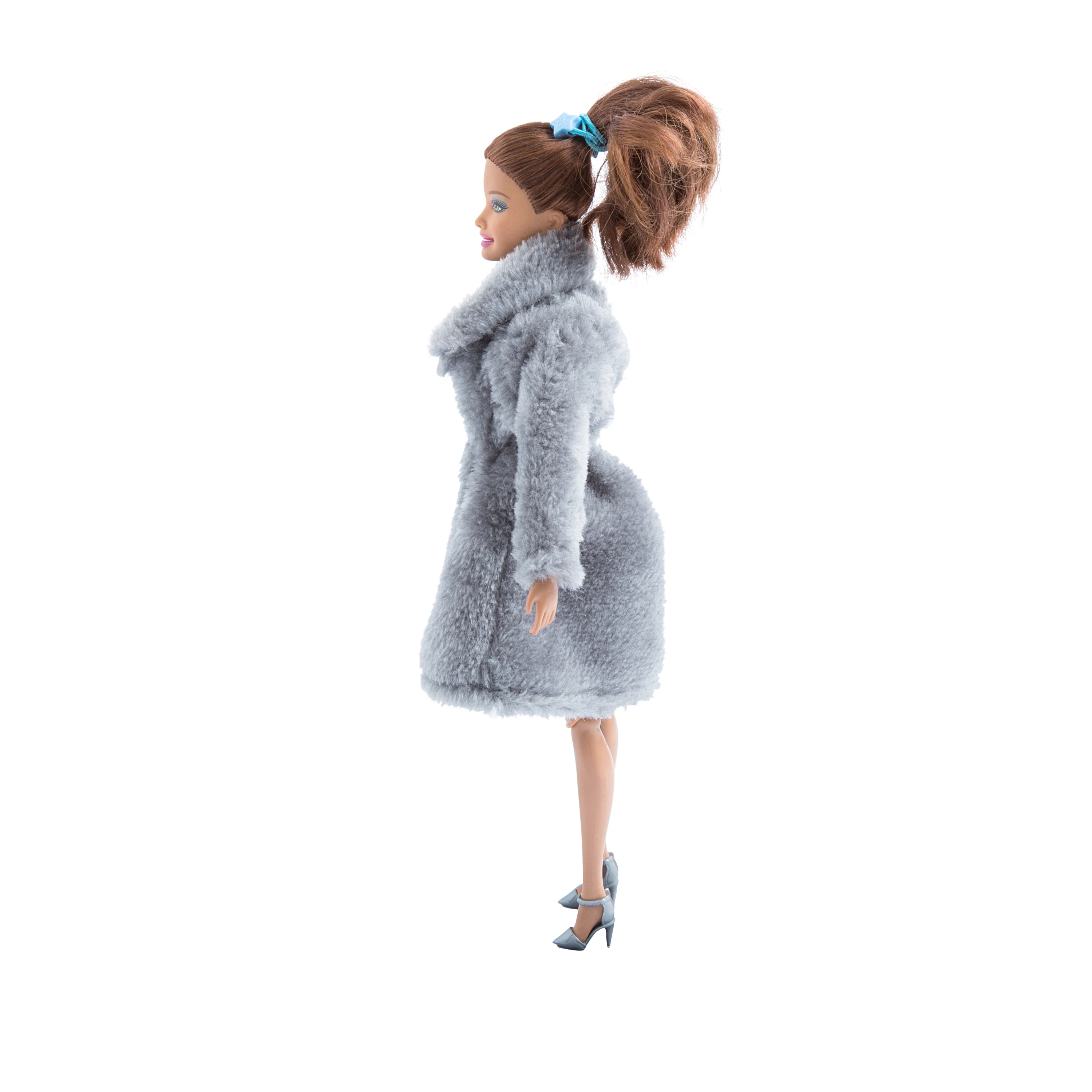 New 30cm 1/6 Grows Outfit Flannel coat Accessories Clothes for Barbies doll