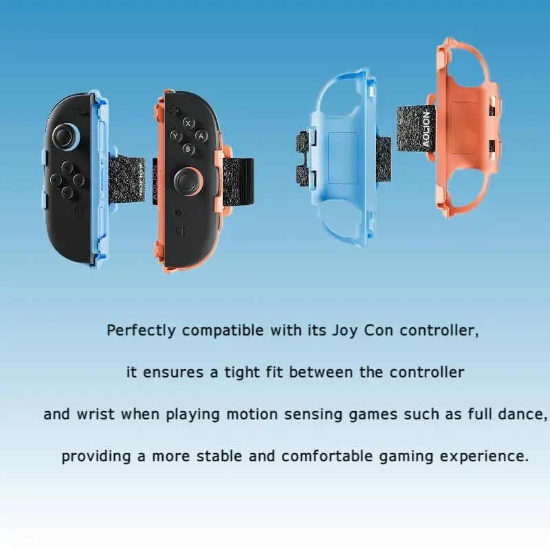 ل Switch2 تحكم الرقص معصمه NS2 كامل الرقص الطاقة Joycon أذرع التحكم في ألعاب الفيديو حزام الملحقات