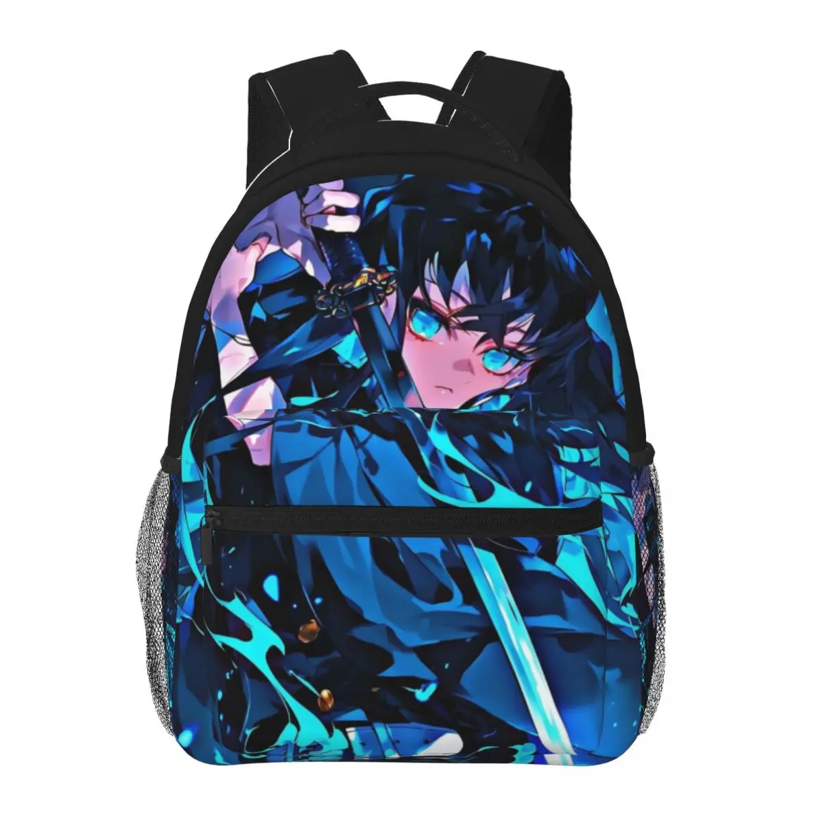 Demon Slayer Fashion Brand Children's Cartoon Schoolbag Boys and Girls Backpack Cute Two-Shoulder Bag Kids 16inch