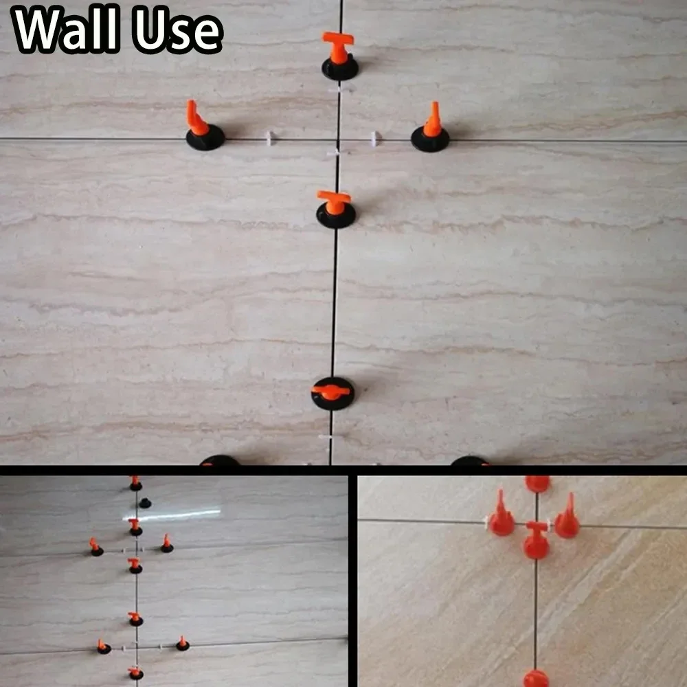 51/102 Stuks Vloertegel Leveling Systeem Clips Spacers Porselein Keramische Leveler Kit Voor Tegels Leggen Muur Bevestiging Bouw gereedschap