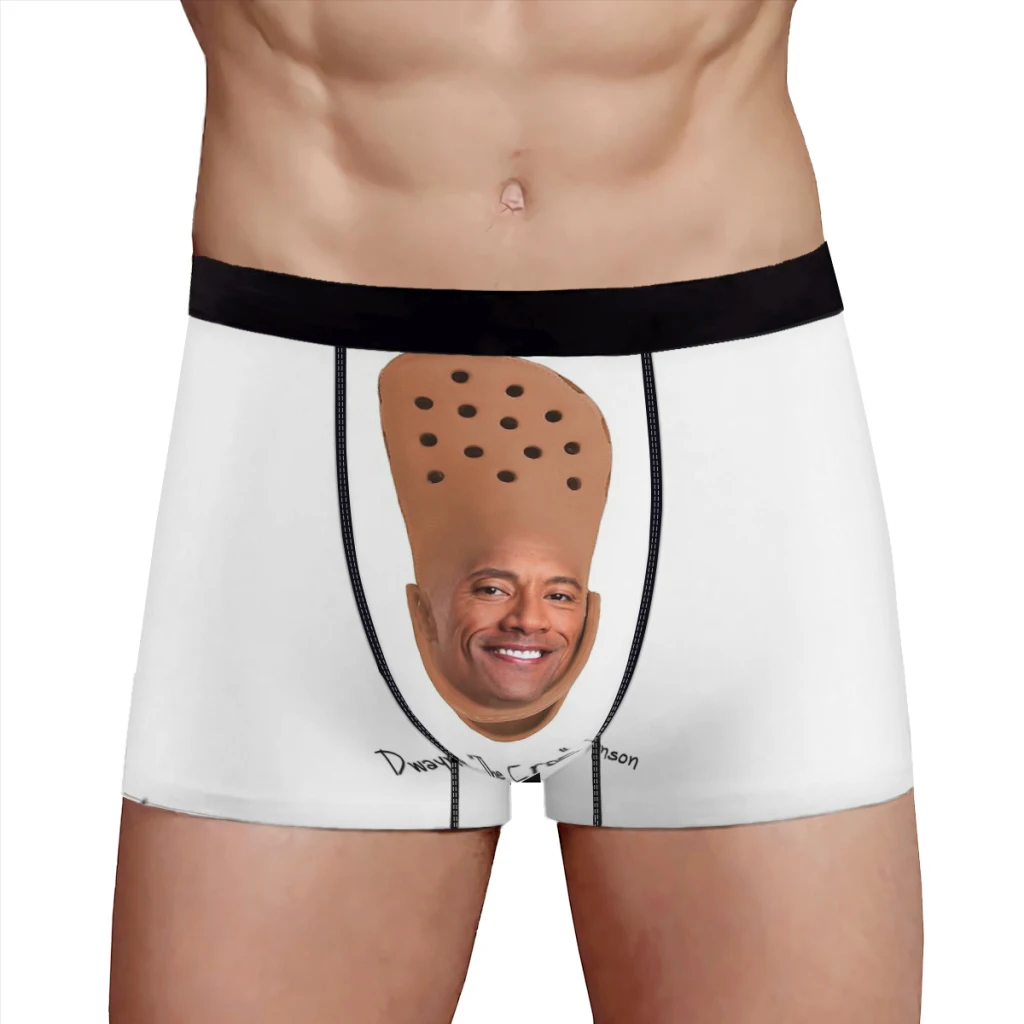 Croc Dwayne The Shrok Johnson Underpants Breathbale Panties Man Underwear Ventilate Shorts Boxer Briefs