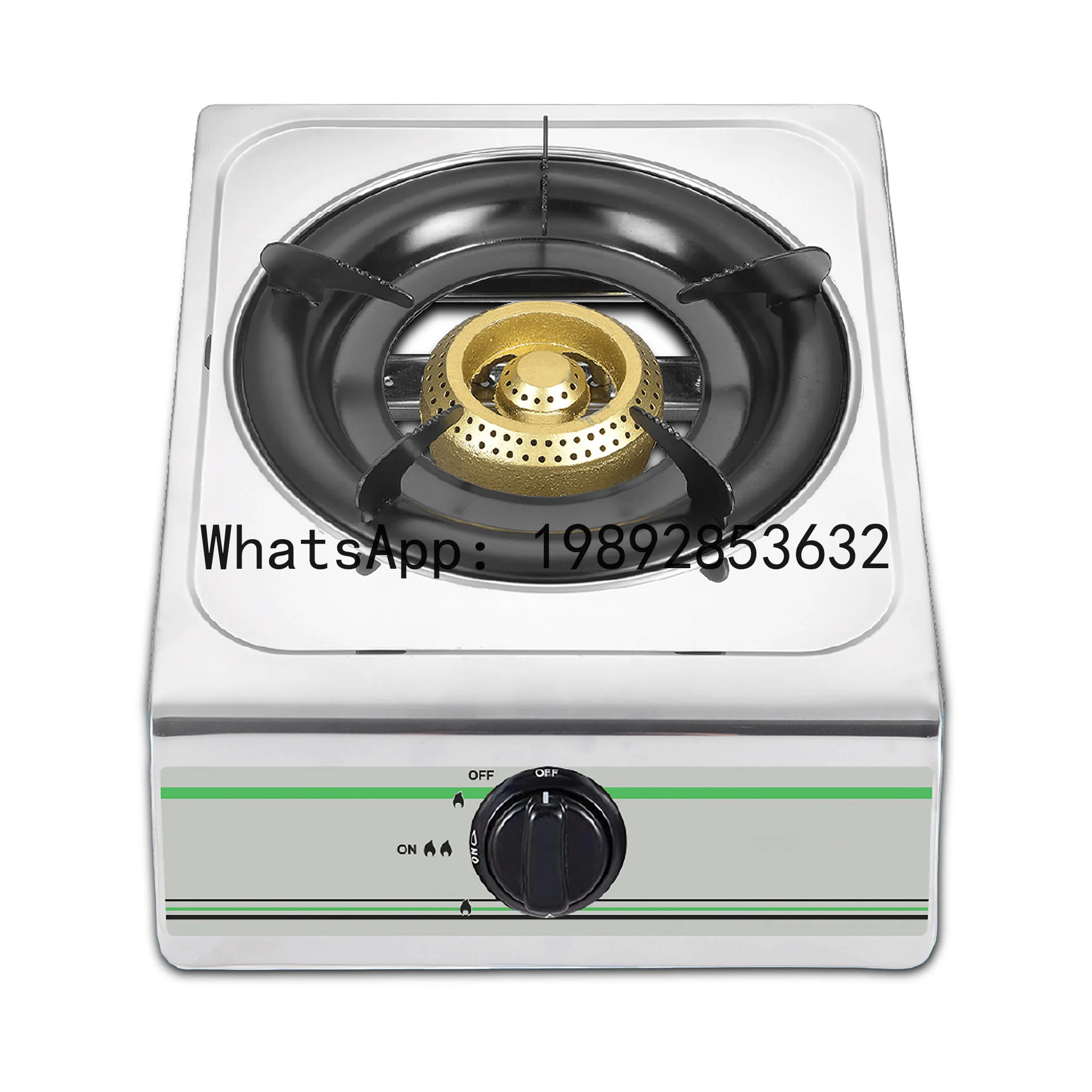 Honeycomb burner gas stove energy-gathering high-power stainless steel panel gas stove single-eye desktop stove