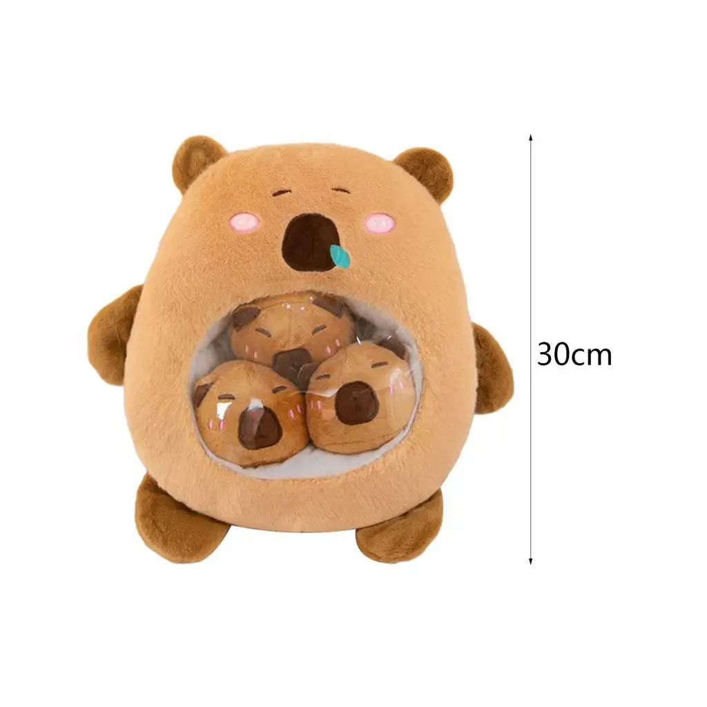 Capibara peluche abbracciabile confortevole fai da te da collezione cartone animato bambola animale rimovibile per adolescenti ragazzi ragazze adulti regali bambini