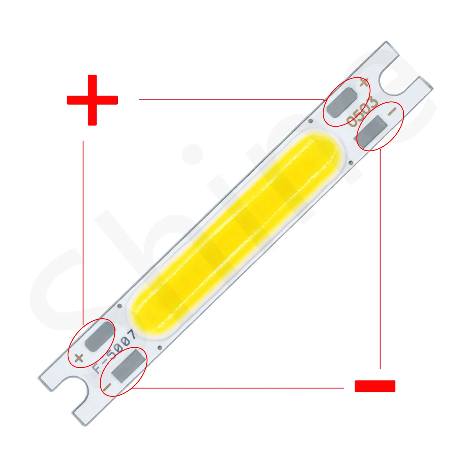 Imagem -05 - Alto Brilho Led Cob Luz Chip Lâmpada Contas 3w dc 12v para Luzes do Carro Led Bicicleta Lanterna Lâmpadas de Parede Luzes Tubo Diy Peças