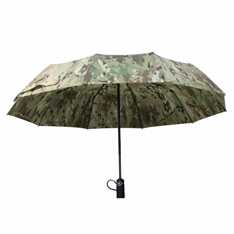 

Multicam MC Tiger Stripe Camouflage Automatic Umbrella Desert Digital Night Camo Folding Umbrella Men Women Army Fans Gift