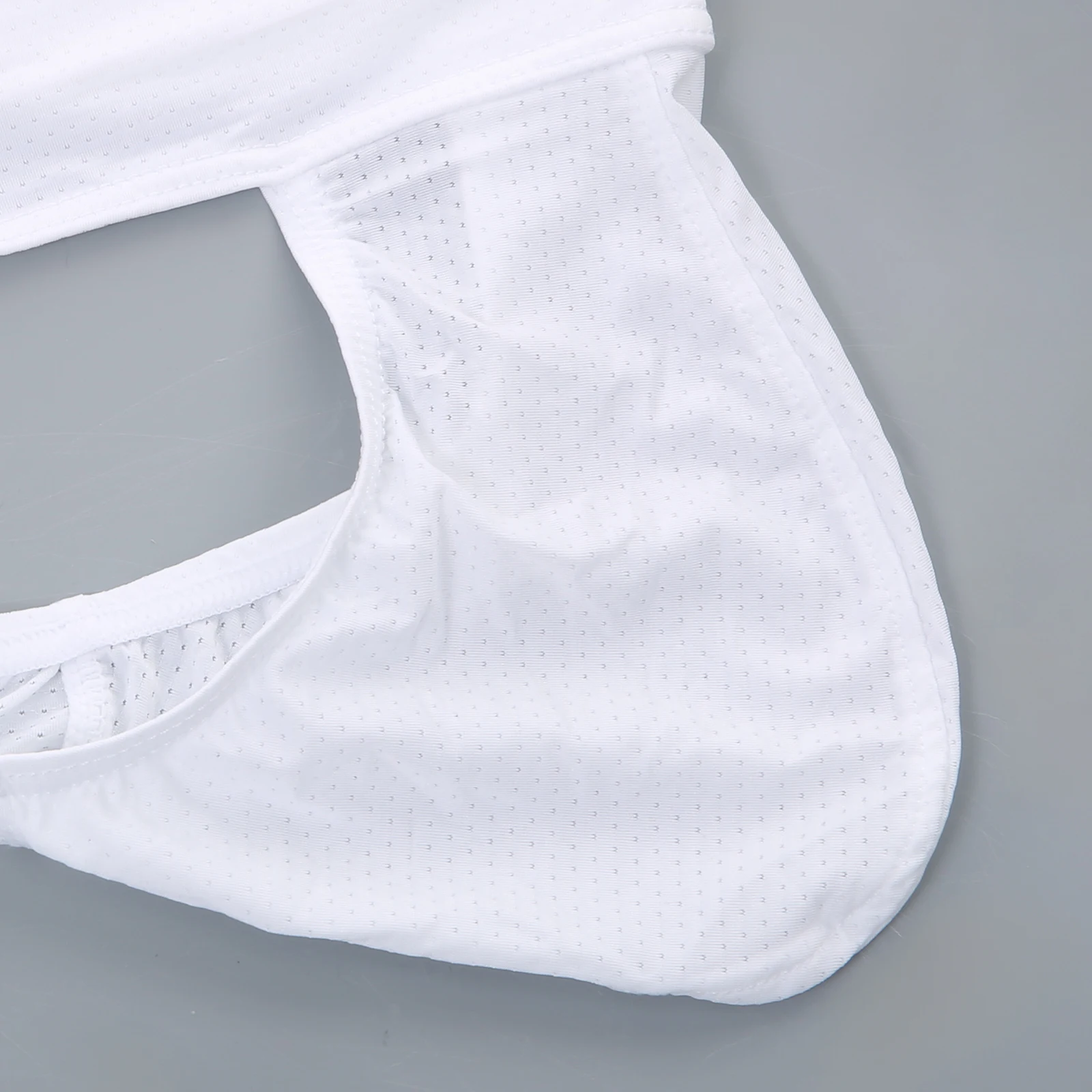 4er-Pack Gym-Slips für Herren, Unterwäsche mit großem Beutel, Sportunterhose, Trainingsunterwäsche, Fitness, bequem, für Bodybuilding, hoch geschnitten, breiter Bund – Detail 9