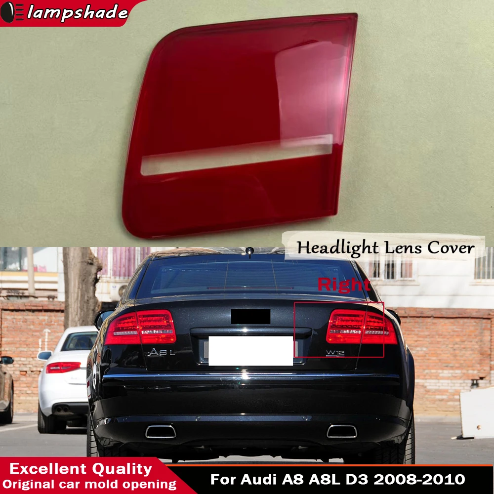 

For Audi A8 A8L D3 2008-2010 Rear Taillight Shell Tail Lamp Cover Turn Signal Stop Light Mask Replace The Original Lampshade