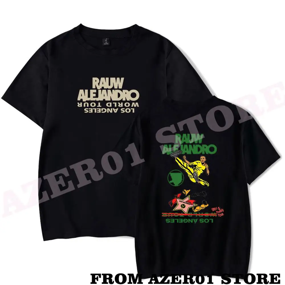 

Rauw Alejandro Los Angeles WORLD TOUR 2022 COLLECTION Merch T-shirt Summer Street Men/Women Streetwear Tshirt Shirt Short Sleeve