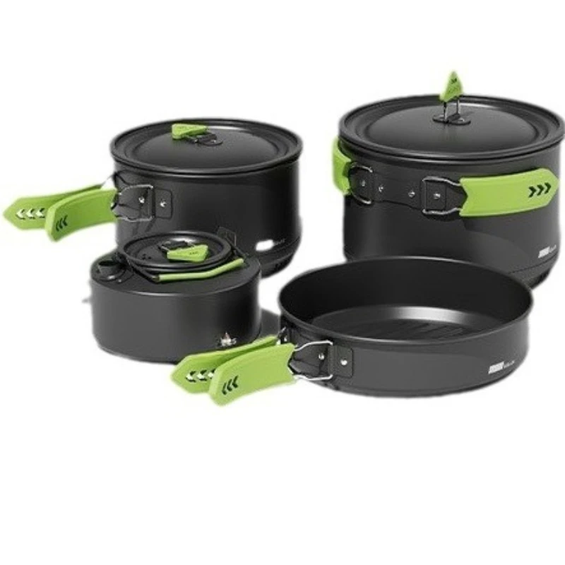

City Escape Series Outdoor Pot Set Camping Cooker Portable Kettle Camping Non-Stick Pot