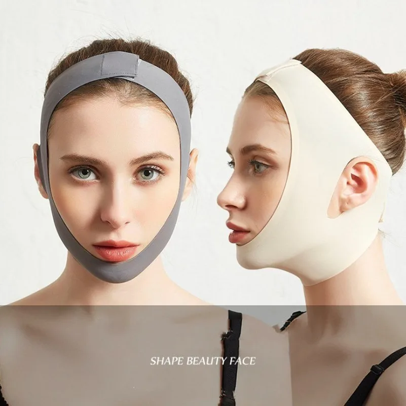 Breathable V Face Band Cheek Lift Up Face Thin Mask Reduce Double Chin V-Line Shaping Bandage Anti Wrinkle Face Bandage
