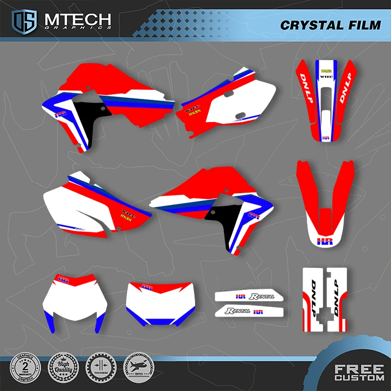 

DSMTECH Custom Motorcycle Graphics Decal Stickers Kits For Honda XR 650R 2000 2001 2002 2003 2004 2005-2009 004