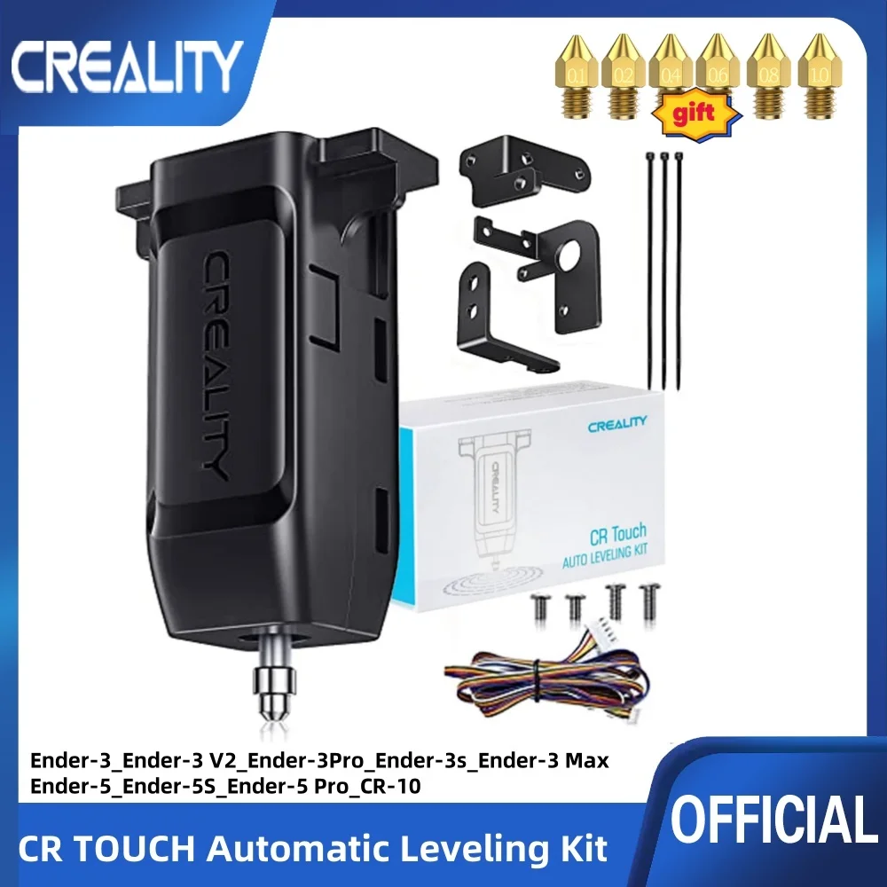 

Комплект автоматического выравнивания Creality CR Touch, комплект датчиков автоматического выравнивания кровати 3D-принтера для Ender 3 с 32-битной материнской платой V4.2.2/V4.2.7