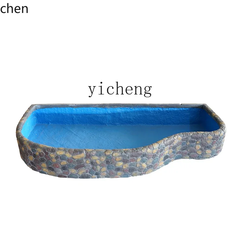 

YFY Turtle Pond Fish Pond Garden Courtyard Villa Landscape Ornament Indoor and Outdoor Floor-standing Decorative Feature