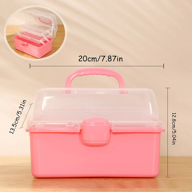 Children\'s Hair Accessories Storage Box Head Rope Hairpin Card Pen Sundries Stationery Box Cute Girl Jewelry Box